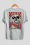 For Dog Lovers 55 Back Dog Print White Oversize T-Shirt 100% Cotton Unisex Dog Lover Premium Design