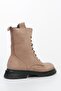 Sand Nubuck Genuine Leather Women's Boots 22730-2 g - 4