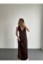 Halter Neck Pleated Maxi Dress - 4