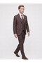 Men's 3 Piece Slim Fit Double Slit Suit with Vest Stylish Classic Suit 6 Drop - 3