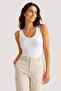Women's 4-Piece Cotton & Modal Thick Strap Flexible Basic Undershirt - 4-Piece Advantage Pack - 5