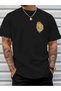 Erke Lion Emblem Printed T-Shirt New Season Oversize Casual - 5