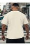 Men's Style Gold Lion Printed T-Shirt Oversize Loose Boyfirend - 2