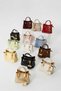 Women's Charm Gift Gold Detailed Handbag and Cross Shoulder Bag Gold - 3
