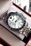 Original 2 Year Warranty Men's Wristwatch Steel Band 3 Atm Water Resistant - 3