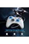 YAEYE Wired Controller for Xbox 360, Xbox 360 Game Controller with Dual-Vibration Turbo for Microsoft Xbox 360/360 Slim and PC Windows 7,8,10 (White) - 4