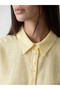Lcw Everyday Yellow Women's 100% Linen Shirt - 3