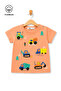 Baby Boy Car Printed Casual Short Sleeve Summer T-Shirt - 3