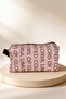 Powder Pink Travel Organizer Makeup Bag Multi-Purpose Cosmetic Bag