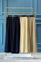 Wide Leg Women's Trousers Blue - 2