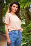 Bluza Dama Awama, Elastan, Bej, M - 3