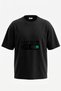 Nerd Mode on Design Back Printed Cotton Black Oversize T-Shirt