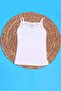 Girl's Br Undershirt with Holes and Heart Ecru Daily (1 Year)