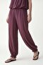 Burgundy 100% Lyocell Blouse and Pants Set - 3