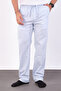 Men's Baggy Fit Linen Fabric Elastic Waist Comfortable Cut Pants - 6