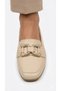 Women's Loafer Ballet Flats with Gold Buckle, Daily Comfortable Office Shoes, Non-Slip Sole, Stylish Classic - 5
