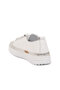 White-Silver Genuine Leather Women's Casual Shoes 26150001Y Z - 4