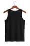 20 Pieces Black 100% Cotton Combed Cotton Classic Cut Men's Undershirts - Anti-Sweat Underwear - 5