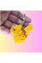 Set of 3 Movable Stress Keychains and Bag Ornaments - Antistress Accessory with Movable Joints (Repo-Pikahcu-Ahtapot) - 3