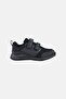 Kids Girl Velcro Closure Shoes, Black - 4