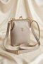Gl-002 Burslu Small Women's Shoulder Bag Clip-On Handbag Crossbody Bag Sand - 5