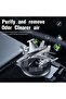 Luxury Metal Fighter Aircraft Solar Rotating Display Model, Elegant Airplane Desk Ornament with Smooth Continuous Motion - 4