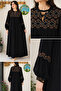 Embroidered Hijab Summer Dress - 3