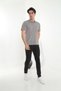 Dad Large Size Solid Color T-Shirt Polo Neck with Pockets - 3