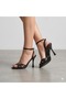 (White) Women's Heeled Sandals Brown - 2