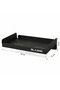 Stainless Steel No Drilling Mounting Adhesive and Screw Compact Bathroom Shelf Matte Black - Bth-012 - 3