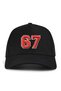 Number 67 Molded Baseball Cap