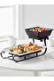 2-Tier Home Serving Set Porcelain Square Bowl and Rectangular Platter - 5
