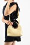 New Ring Accessory Decorated Design Hand and Shoulder Bag (with Long Strap)