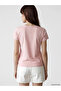 Pink 100% Cotton Women's T-Shirt - 4
