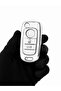 Fiat Egea Sustalı Nano Key Case Cover Black Silver - 2