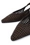 Women's Faux Leather Brown Ballerina Shoes - 4