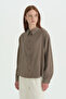 Front Cut Shirt - Mink - 2