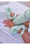 Baby Girl Floral Evening Dress Shoes Mint 9091