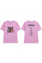 Manifest, Girls' Cotton Combed Cotton, Pink Summer T-Shirt, - 2