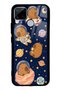 Realme C15 Glossy Phone Case with Cosmic Capybara Design