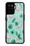 Oppo Reno 5 Lite Glossy Phone Case with Tropical Flamingo Design