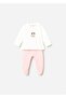 Baby Girl Booties Top and Bottom Set Pink 1593