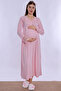 Pregnant and Postpartum Set with Breastfeeding Features Effortt - Pink - 6
