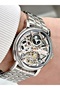 Automatic Mechanism Silver Color Steel Band Steel Case Men's Wristwatch 2611Mr - 3