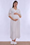 Pregnant and Postpartum Set with Breastfeeding Features 4 Pieces Effortt - Ecru - 5
