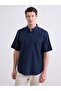 Regular Fit Linen Blended Men's Shirt - 3