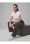Mascara High Waist Elastic Waist Wide Leg Draped Trousers 3129 - 3