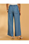 Women Blue Wide Leg Pants - 3