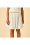 Crew Neck Short Sleeves Top and Skirt Set with Sequin Detail - 4