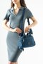 Ultra-Light, Multi-Pocket, Crossbody Bag, Handbag, Navy Blue Model: (571-6X) - 3